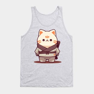 Samurai cat Tank Top